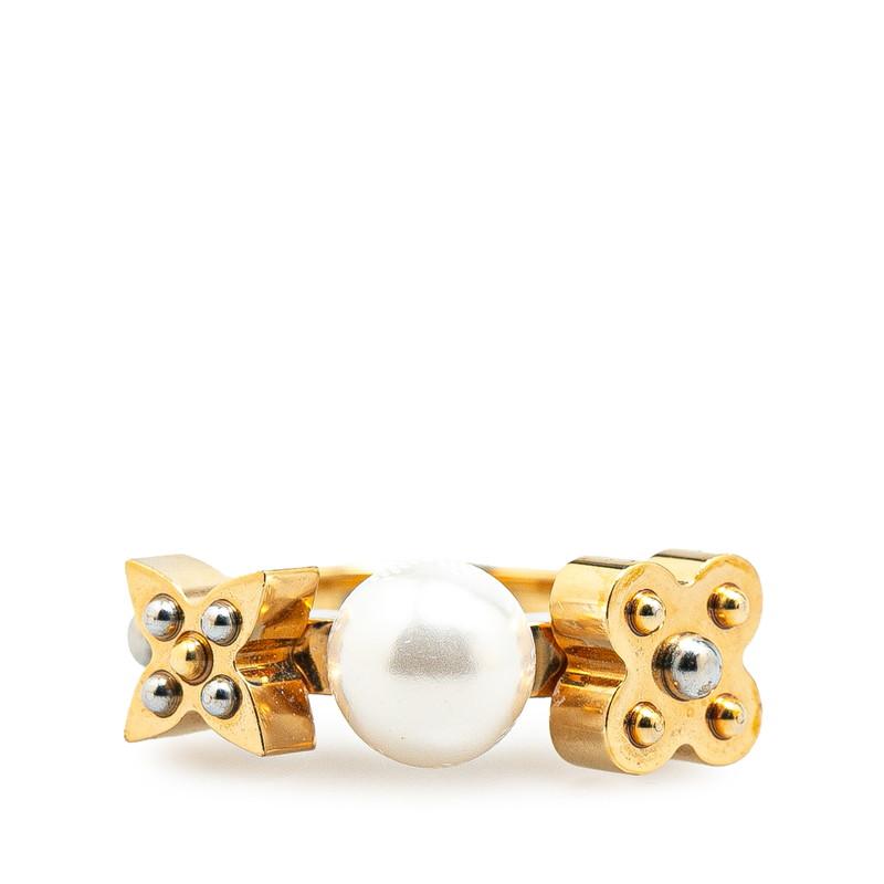 ルイヴィトン チャーミー・パールリング リング S My LV Pearl Ring S00 - Women - Fashion Jewelry | LOUIS VUITTON ®