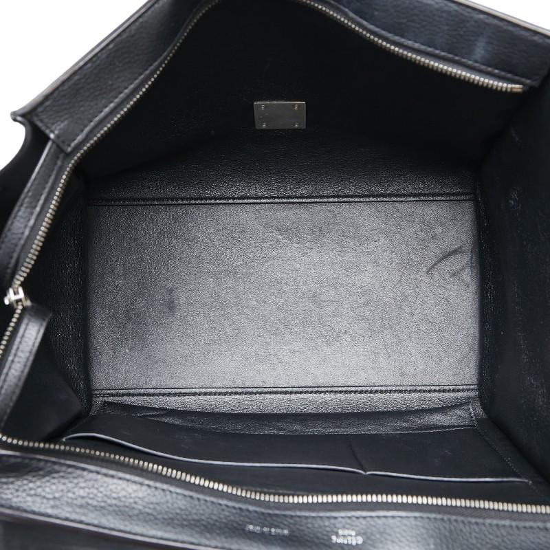 CELINE セリーヌ トラペーズ ハンドバッグ ブラック レザー CELINE セリーヌ トラペーズ ハンドバッグ ブラック レザー