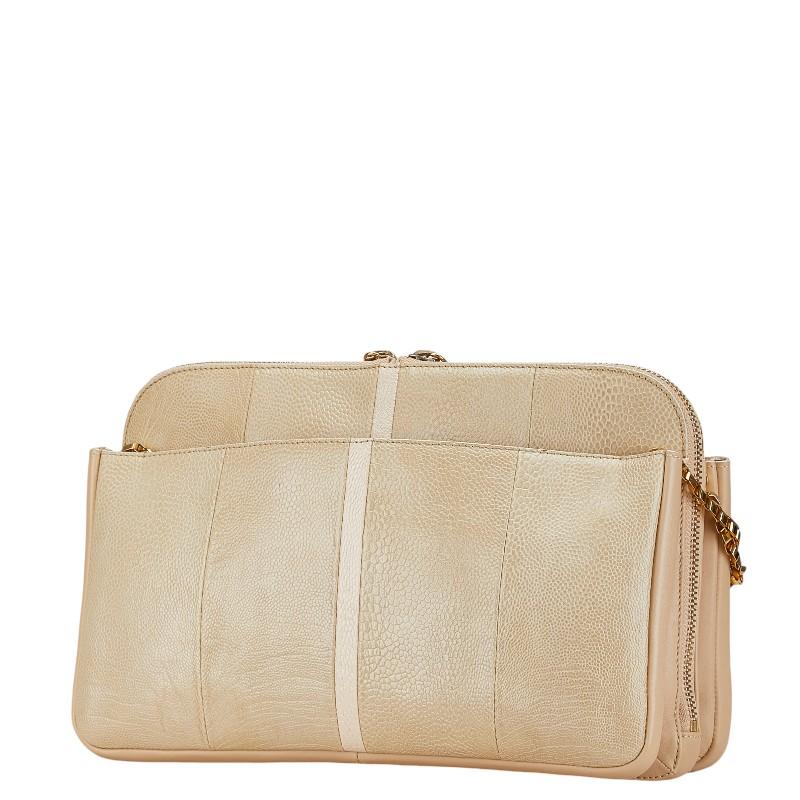 Chloe クロエ ルーシー チェーン ショルダーバッグ ベージュ Chloe クロエ ルーシー チェーン ショルダーバッグ ベージュ