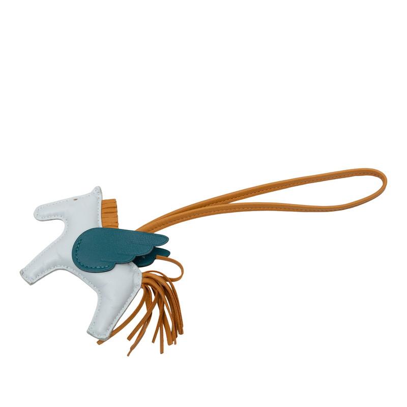 【送料無料】HERMES ペガサスpm HERMES（エルメス） ロデオ ペガサス PM バッグチャーム ブルー系