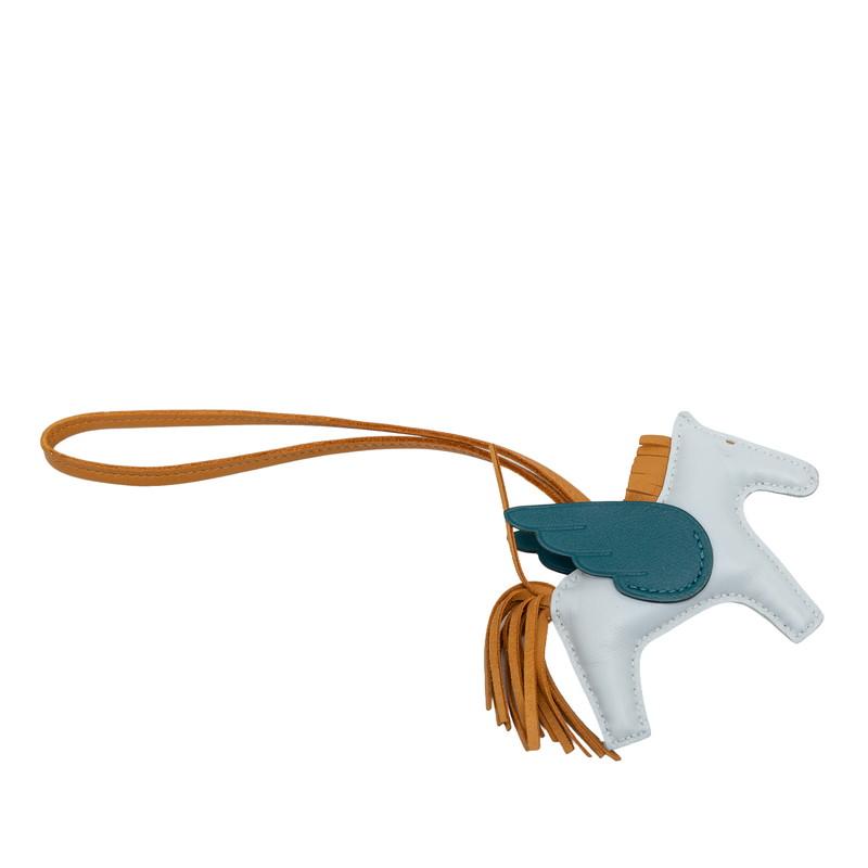 HERMES ペガサス　PM HERMES（エルメス） ロデオ ペガサス PM バッグチャーム ブルー系