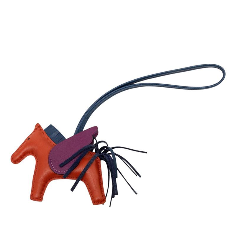 エルメス　ペガサス　ロデオ HERMES（エルメス） ロデオ ペガサス PM バッグチャーム ブラウン系