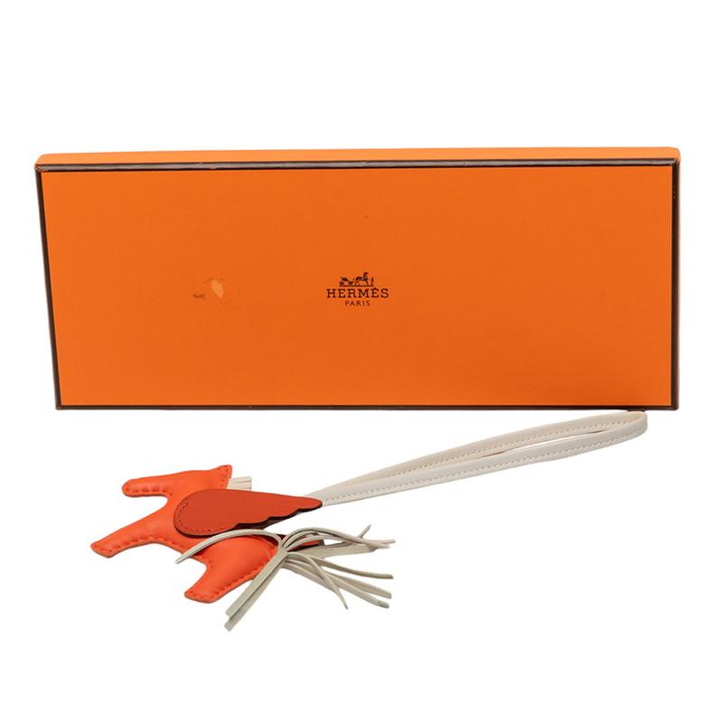 HERMES エルメス　ロデオ　PM チャーム　オレンジポピー　C刻印 HERMES（エルメス） ロデオPM ペガサス バッグチャーム チャーム