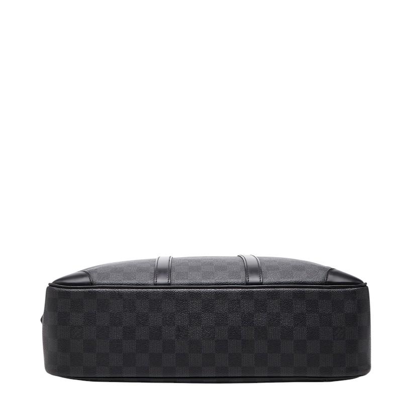 ルイ ヴィトン ダミエ グラフィット ヴォワヤージュGM ビジネスバッグ ブリーフケース N41123 PVC メンズ LOUIS VUITTON 【228-77101】 LOUIS VUITTON（ルイ・ヴィトン） ルイ ヴィトン ダミエ グラフィット