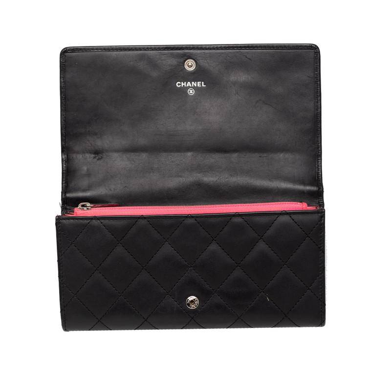 CHANEL（シャネル） ココマーク カンボン 二つ折り 長財布 A50077