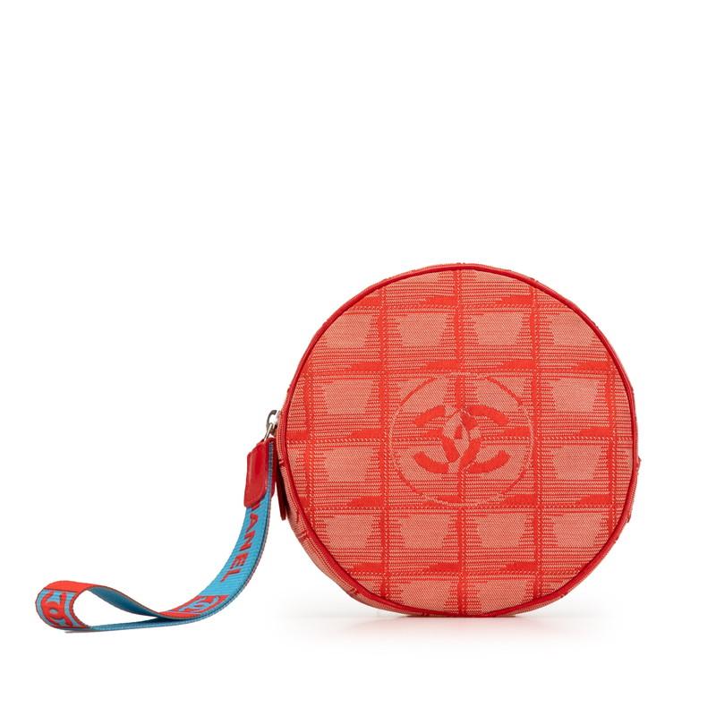 CHANEL（シャネル） ニュートラベルライン ココマーク ポーチ レッド