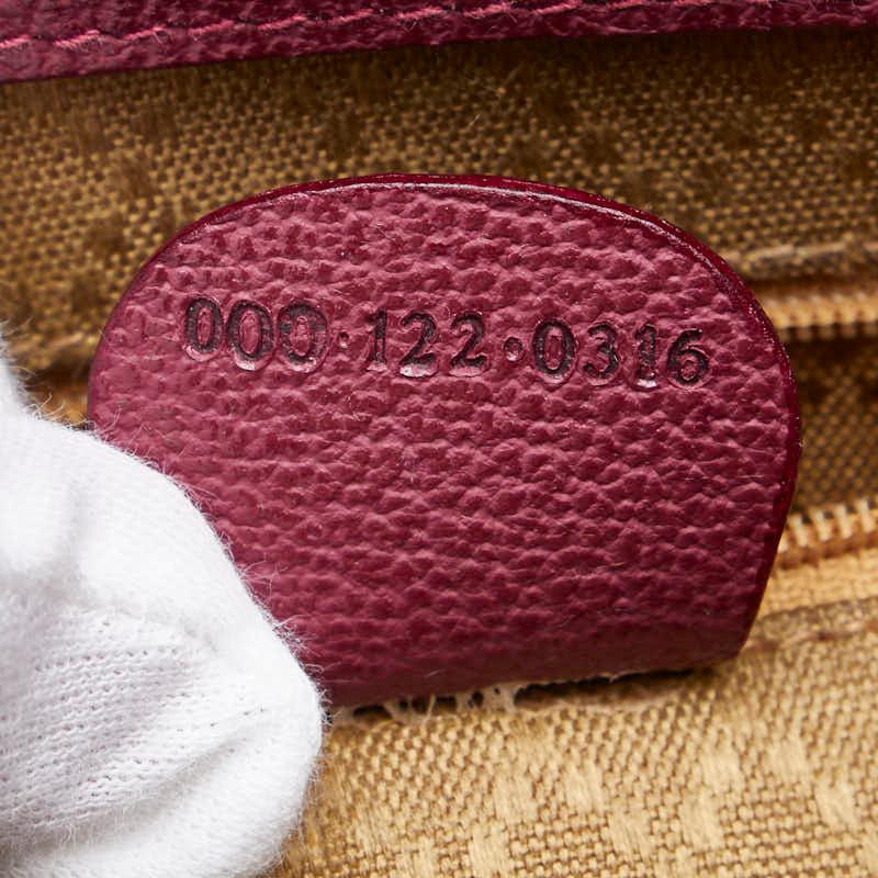 GUCCI（グッチ） バンブー ハンドバッグ 000 122 0316 パープル