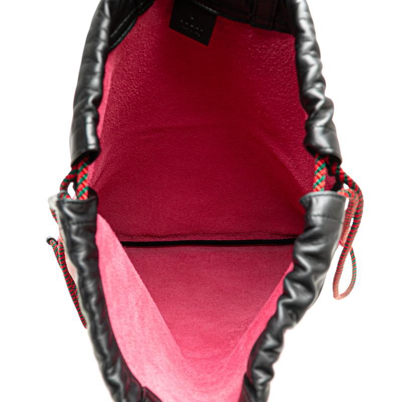 GUCCI（グッチ） ロゴプリント ドローストリング リュック