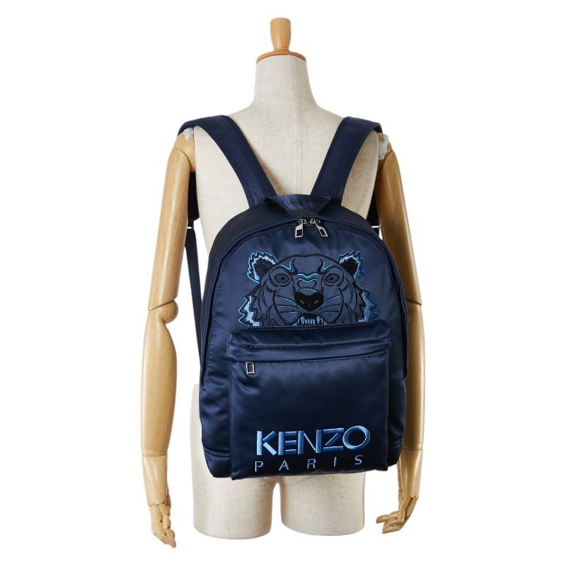 KENZO ケンゾー タイガー ロゴ 刺繍 リュック バックパック KENZO ケンゾー タイガー ロゴ 刺繍 リュック バックパック