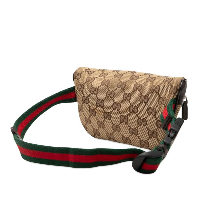 GUCCI （グッチ）ボディバッグ GG キャンバス レザー シェリーライン GUCCI（グッチ） GGキャンバス シェリーライン チルドレンズ ウエスト