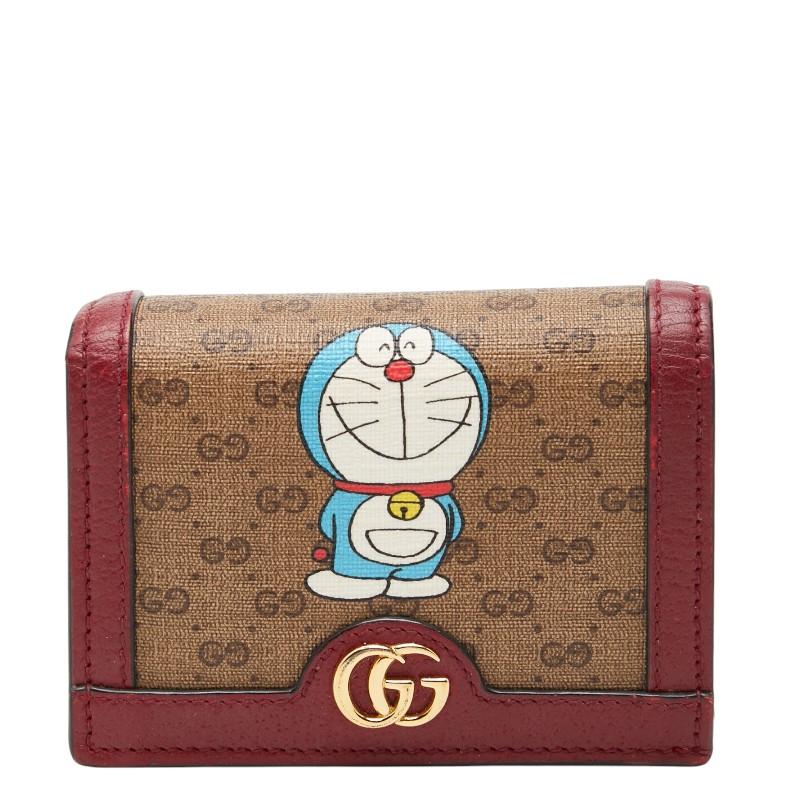 正規品 GUCCI ドラえもん 二つ折り財布 GGスプリーム ウォレット 箱付き GUCCI（グッチ） ミニGGスプリーム ドラえもん 二つ折り財布 647788