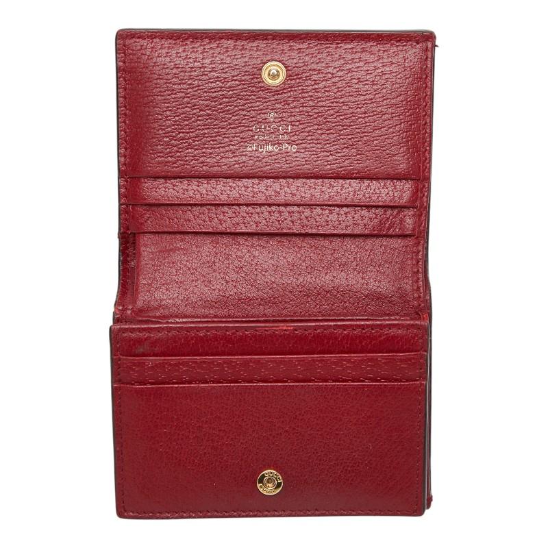 GUCCI（グッチ） ミニGGスプリーム ドラえもん 二つ折り財布 647788