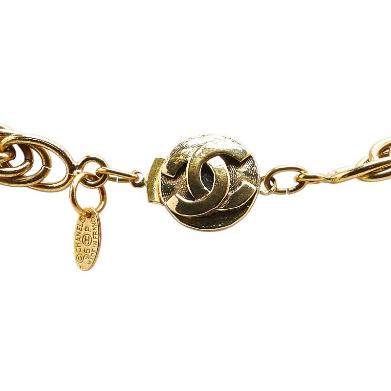 シャネル ヴィンテージ ココマーク 31 RUE CAMBON カンボン チェーン ネックレス ゴールド メッキ レディース CHANEL 【中古】_4
