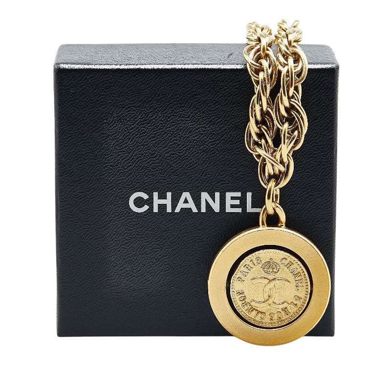 シャネル ヴィンテージ ココマーク 31 RUE CAMBON カンボン チェーン ネックレス ゴールド メッキ レディース CHANEL 【中古】_6
