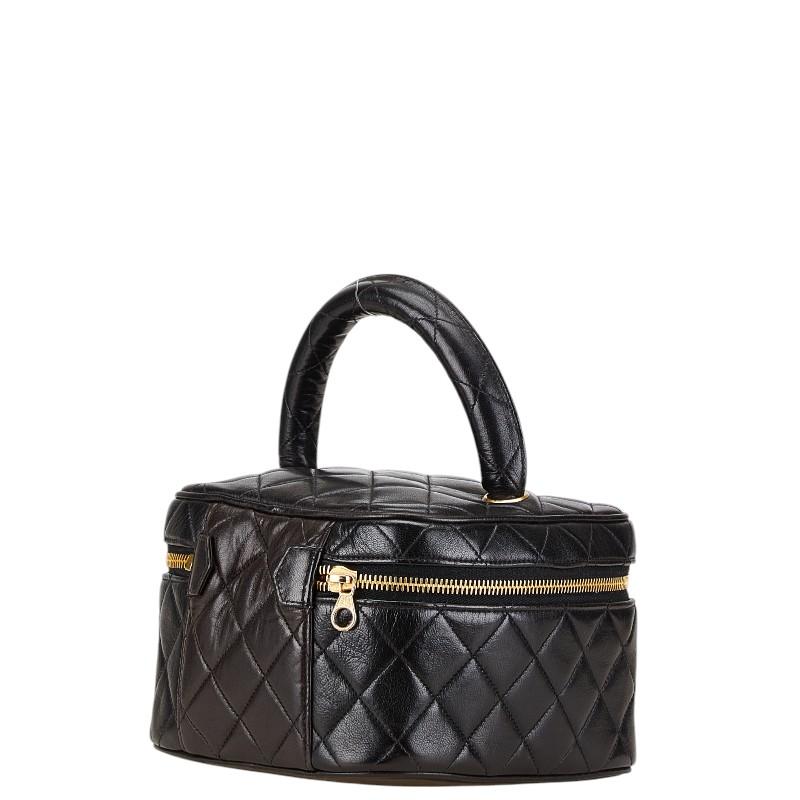 CHANEL（シャネル） マトラッセ ココマーク バニティバッグ ブラック 