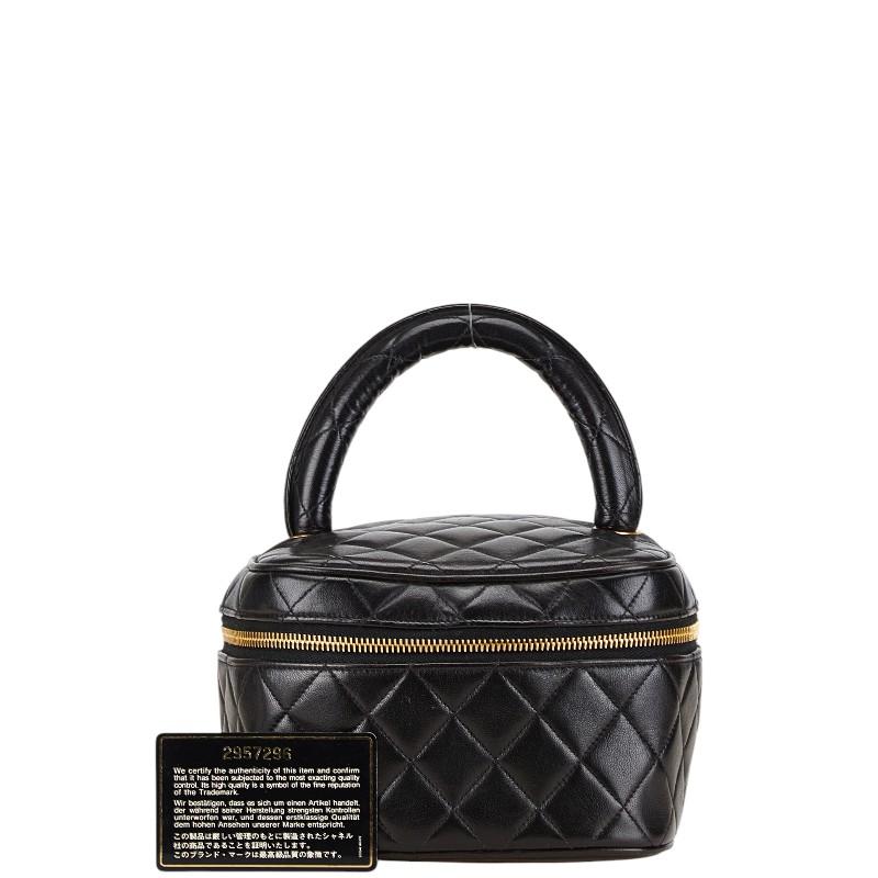 CHANEL（シャネル） マトラッセ ココマーク バニティバッグ ブラック 