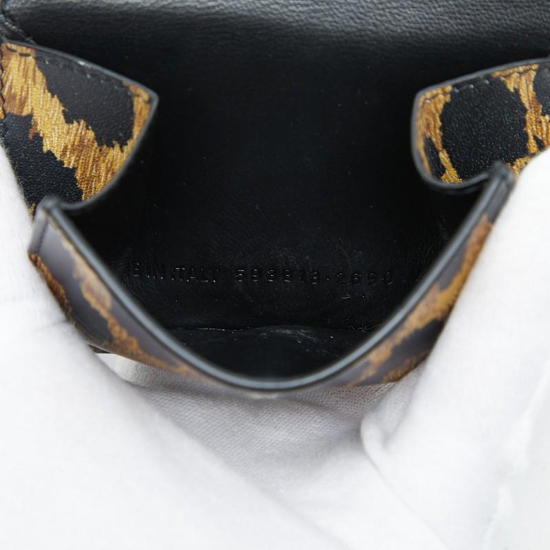 BALENCIAGA（バレンシアガ） レオパード 三つ折り財布 コンパクト