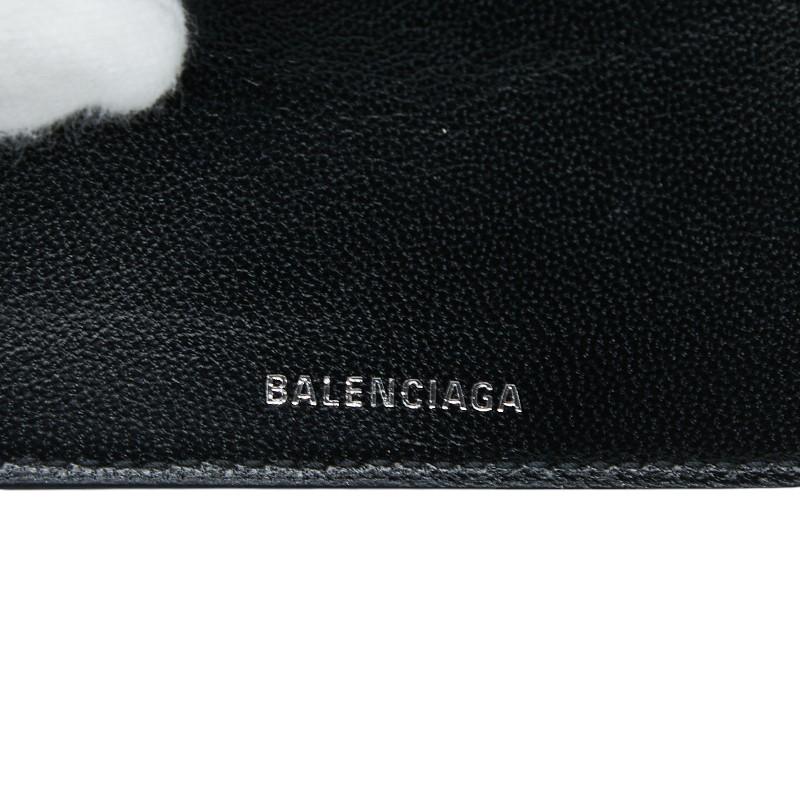 BALENCIAGA（バレンシアガ） レオパード 三つ折り財布 コンパクト