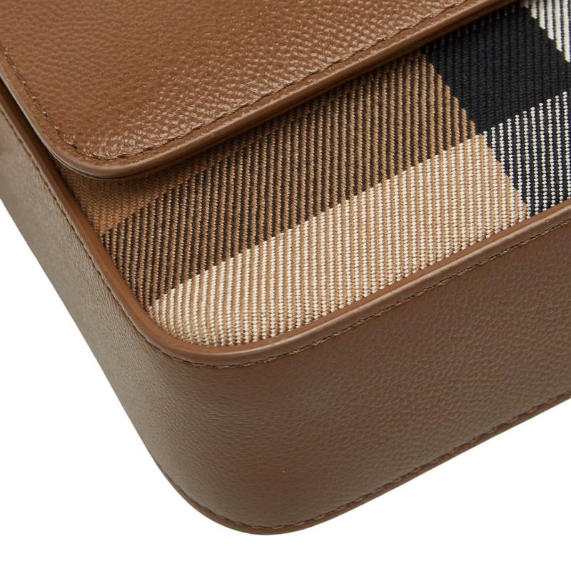 BURBERRY ショルダーバッグ ブラウン ノバチェック BURBERRY（バーバリー） ノバチェック 斜め掛け ショルダーバッグ