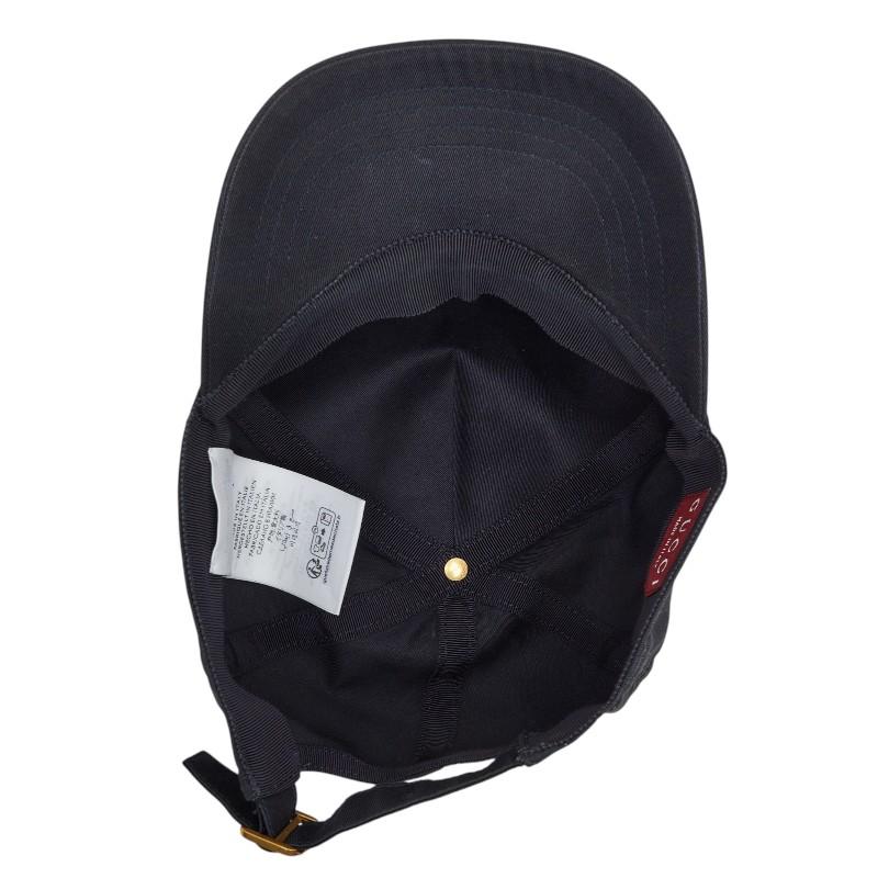 美品 グッチ ロゴ ベースボールキャップ サイズM 788548 コットン メンズ GUCCI 【228-82464】 GUCCI（グッチ） ロゴ ベースボールキャップ サイズM 788548 ブラック