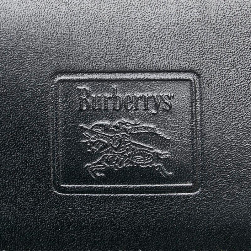 BURBERRY（バーバリー） 斜め掛け ショルダーバッグ ブラック レザー