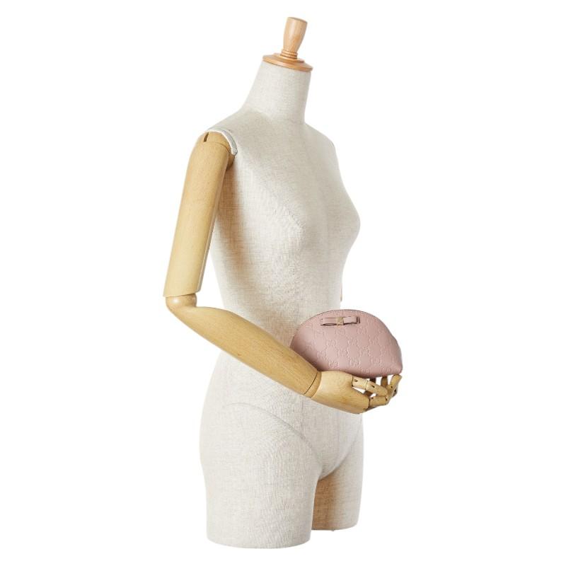 GUCCI グッチ グッチシマ リボン メイクポーチ アクセサリー