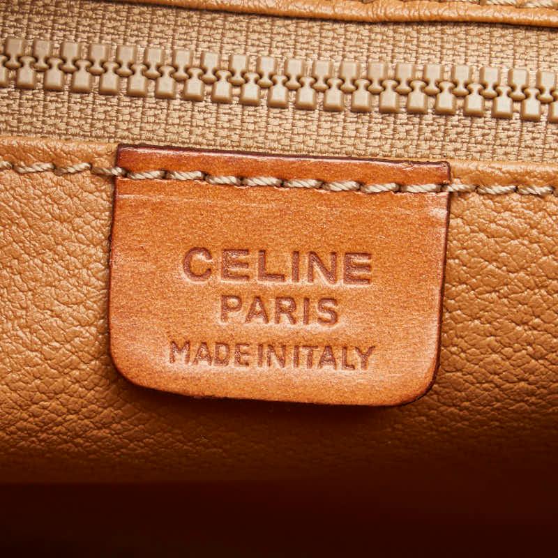 セリーヌ マカダム セカンドバッグ クラッチバッグ ブラウン PVC レザー メンズ CELINE 【中古】_5