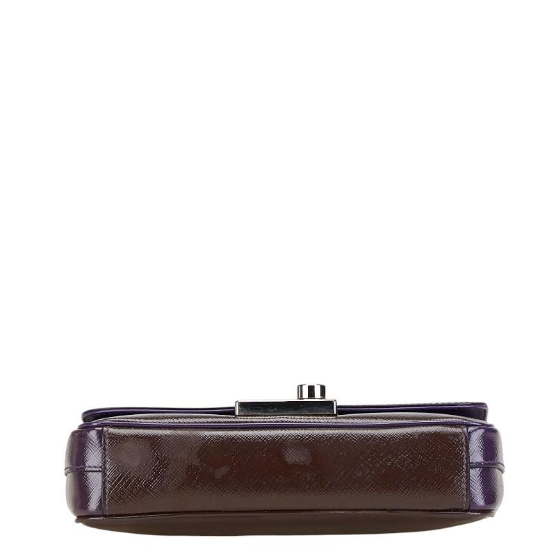 PRADA プラダ サフィアーノ チェーン 斜め掛け ショルダーバッグ