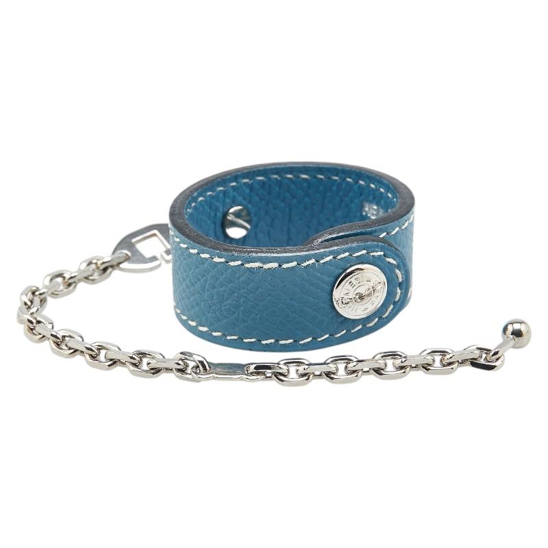 HERMES（エルメス） セリエ グローブホルダー ブルージーン ゴールド