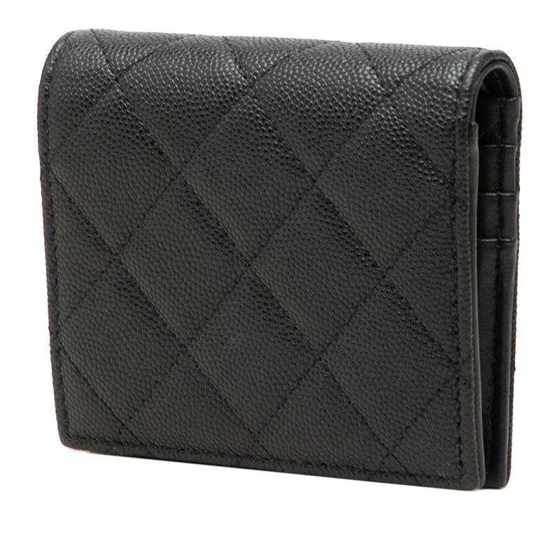 CHANEL（シャネル） ココマーク マトラッセ 二つ折り財布 AP3341
