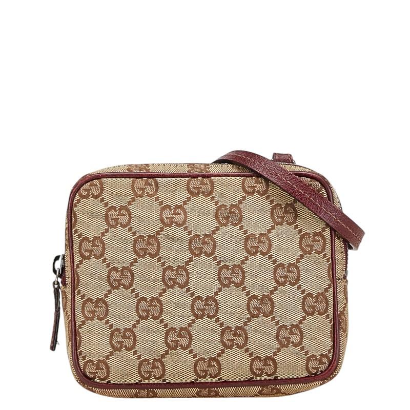 GUCCI（グッチ） GGキャンバス 斜め掛け ショルダーバッグ ポーチ