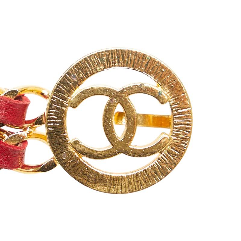 CHANEL（シャネル） ココマーク ベルト ダブルチェーン ゴールド
