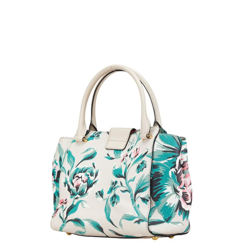 BURBERRY（バーバリー） チェック バックルトート 花 フラワー