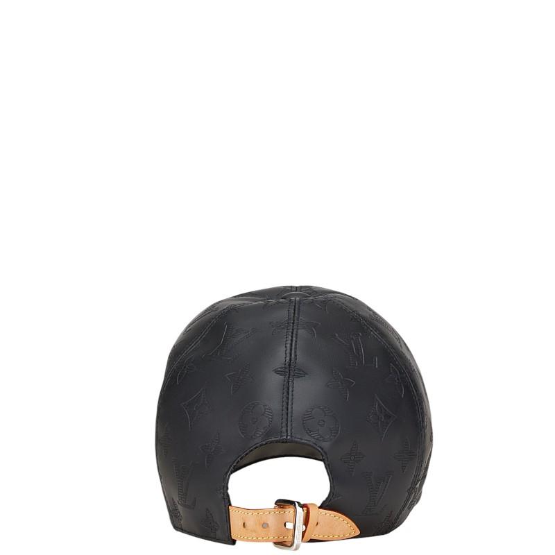 ♡*パ様 ルイ・ヴィトンキャップ・モノグラムシャドウ 帽子 ブラック 黒 M76 ♡*パ様 ルイ・ヴィトンキャップ・モノグラムシャドウ 帽子