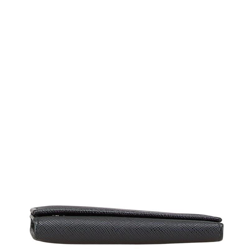 PRADA（プラダ） キーケース 6連 2PG222 ブラック レザー メンズ