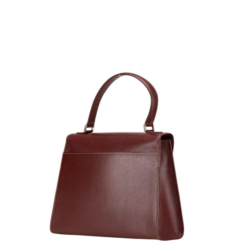 Cartier（カルティエ） マストライン ハンドバッグ ワインレッド