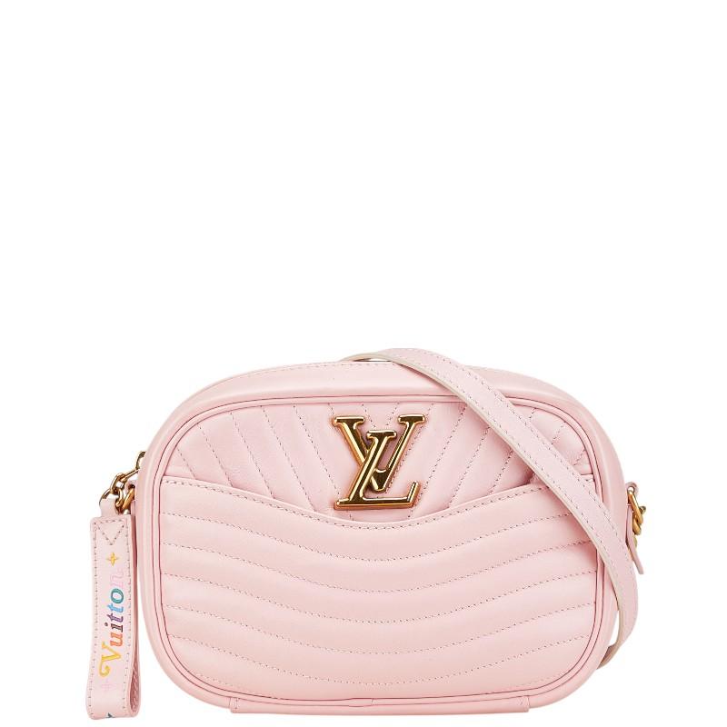 ルイ ヴィトン ニューウェーブカメラバッグ ショルダーバッグ M53683 ピンク レザー レディース LOUIS VUITTON 【中古】 LOUIS VUITTON（ルイ・ヴィトン） ルイ ヴィトン ニューウェーブカメラ