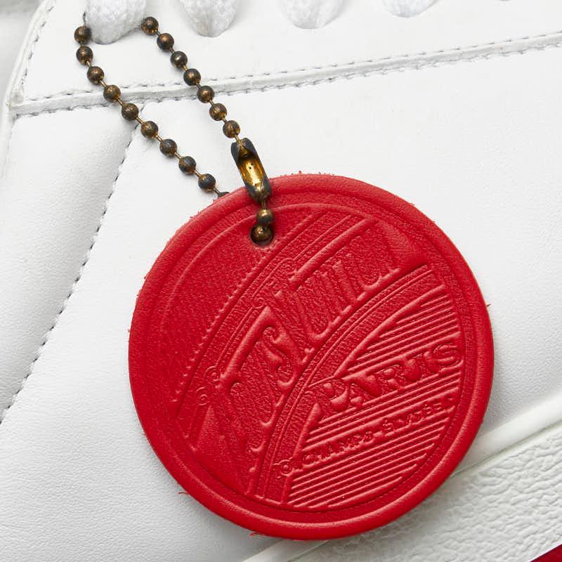 ルイ ヴィトン リヴォリ ライン スニーカー サイズ：5 1/2 ホワイト レッド レザー ラバー レディース LOUIS VUITTON 【中古】_8