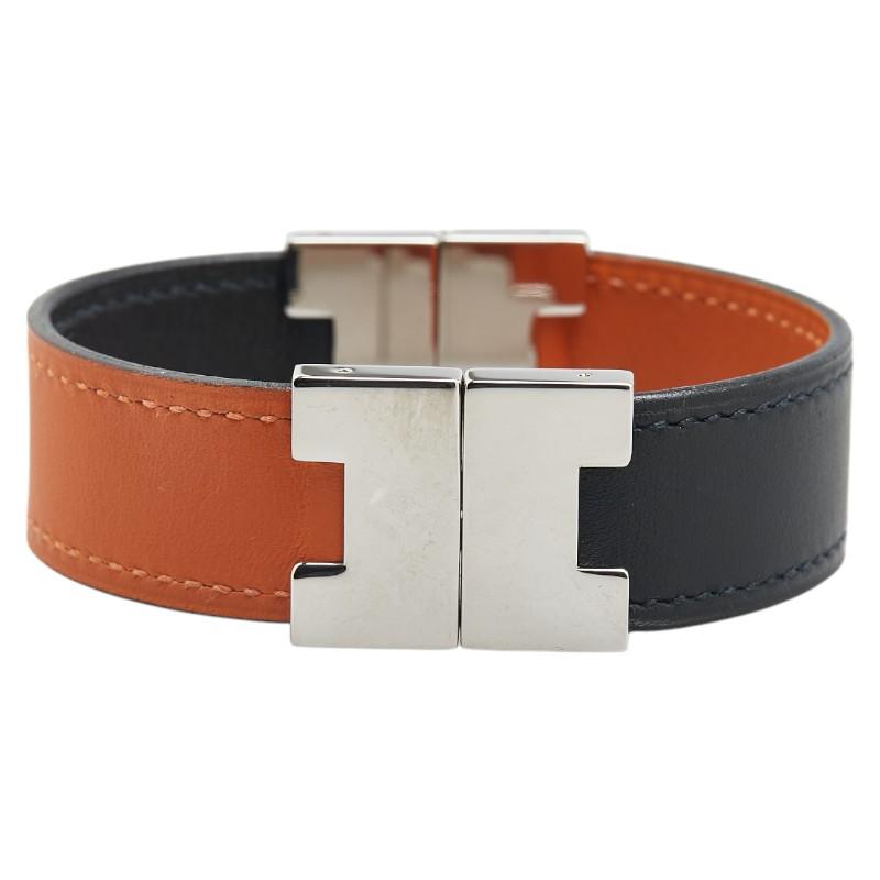 HERMES（エルメス） ルーリー リバーシブル ブレスレット ブラック 