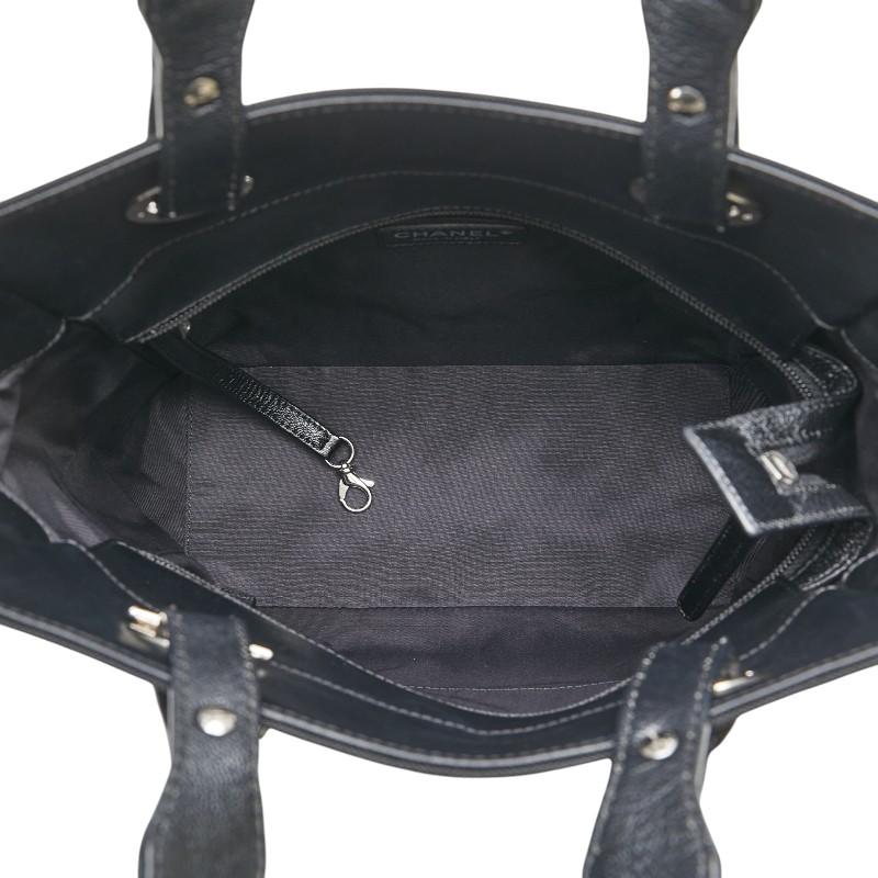 シャネル パリビアリッツトートPM トートバッグ A34208 ブラック PVC