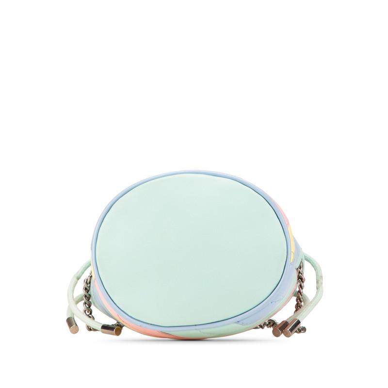 GUCCI グッチ GGマーモント ミニ バケットバッグ 斜め掛け