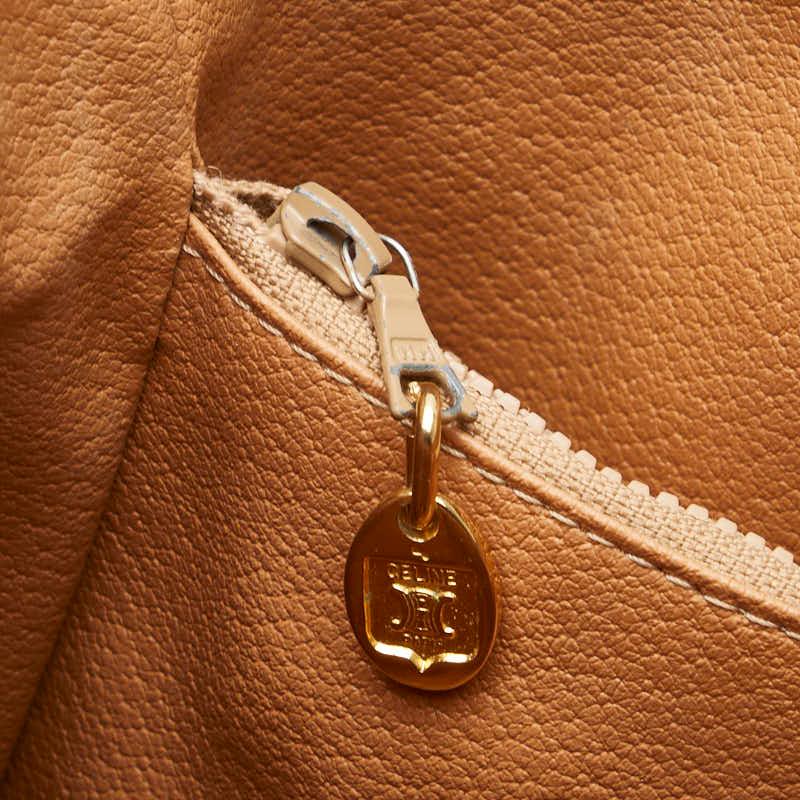 CELINE セリーヌ マカダム トートバッグ ハンドバッグ ベージュ CELINE セリーヌ マカダム トートバッグ ハンドバッグ ベージュ