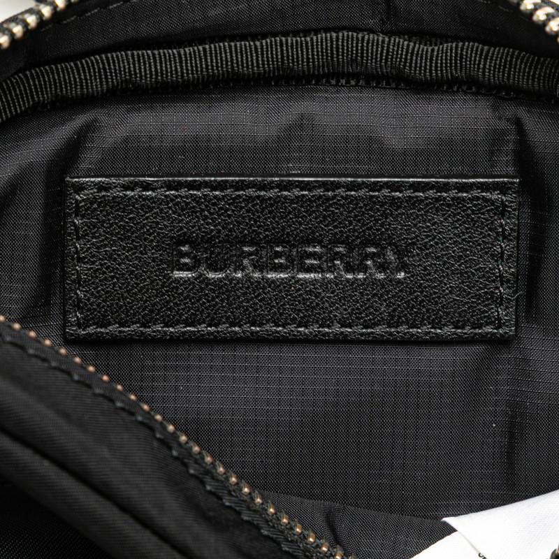【新品未使用・正規品✨】BURBERRY キャノン クロス　ボディバッグ　黒色 BURBERRY（バーバリー） キャノン ロゴプリント ボディバッグ ベルト