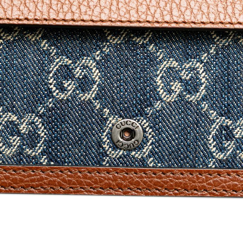 GUCCI（グッチ） GGデニム ディオニュソス スーパー ミニバッグ 斜め