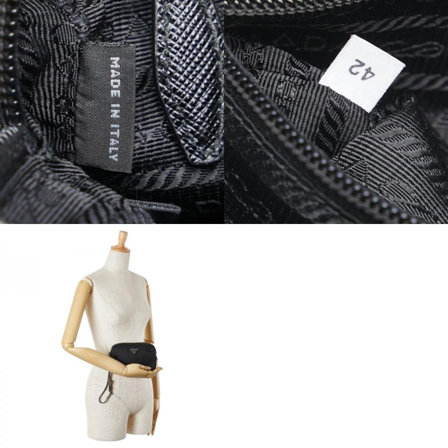 PRADA（プラダ） ヴェラ Re-Nylon トライアングルロゴ ポーチ 小物入れ