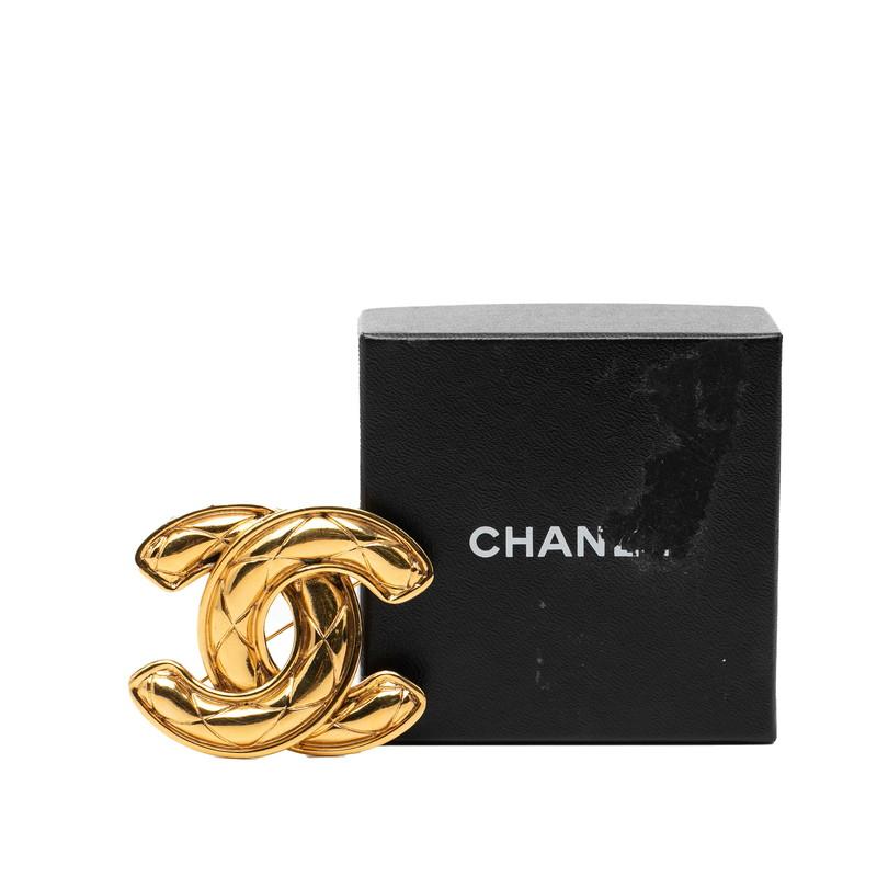CHANEL（シャネル） マトラッセ ココマーク ヴィンテージ ブローチ