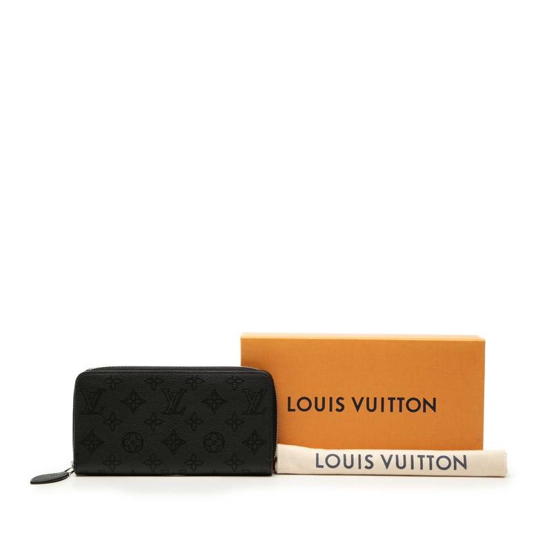 美品✨ルイヴィトン　マヒナ　ジッピーウォレット　ノワール　M61867　黒 LOUIS VUITTON（ルイ・ヴィトン） ルイ ヴィトン モノグラム マヒナ