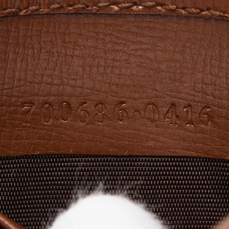 GUCCI（グッチ） GGスプリーム マネークリップ 二つ折り財布 700686