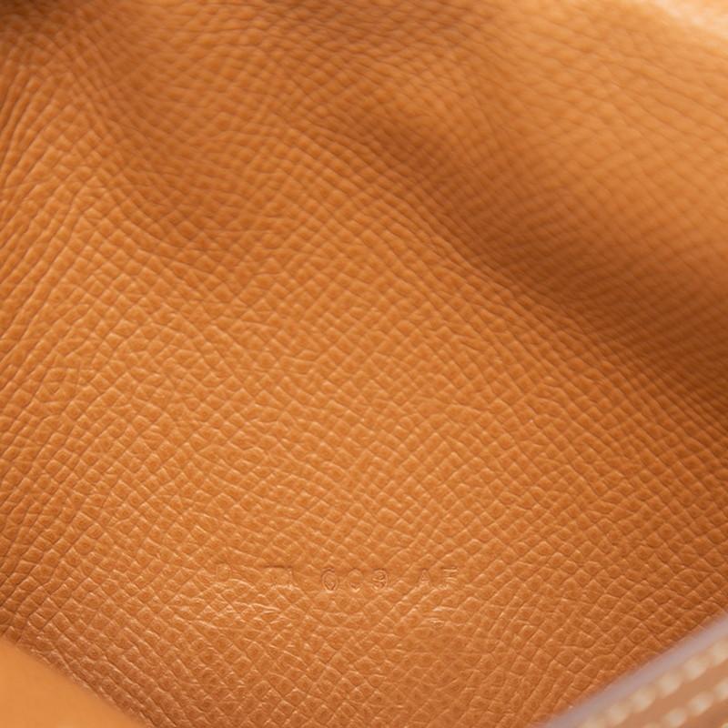 HERMES（エルメス） ベアン スフレ 二つ折り 長財布 D刻印 ブラウン