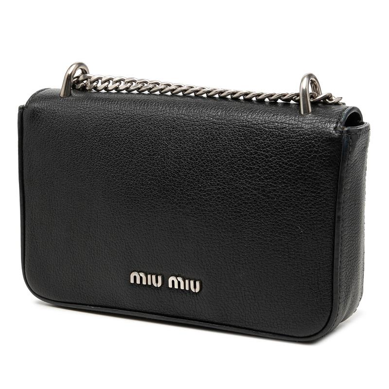 miu miu（ミュウミュウ） マドラス チェーン ショルダーバッグ 5BD153